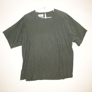 Willi womens top sz 16 plus shoulder pads USA made